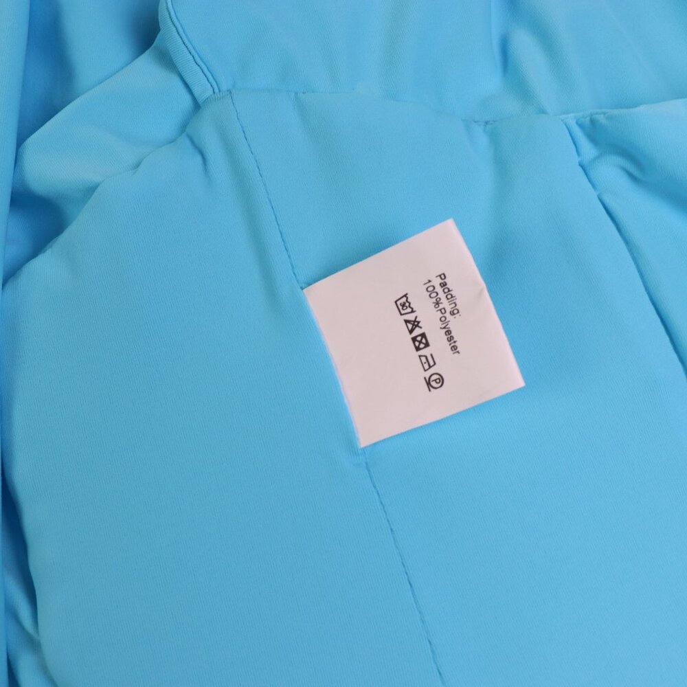 Brendratti Lido Jacket Womens 44 Blue Quilted Full Zip Athletic Designer Italy - Picture 6 of 12
